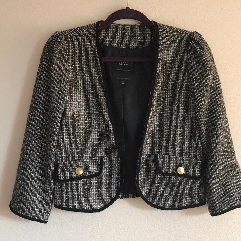 Willow and clay tweed blazer XS